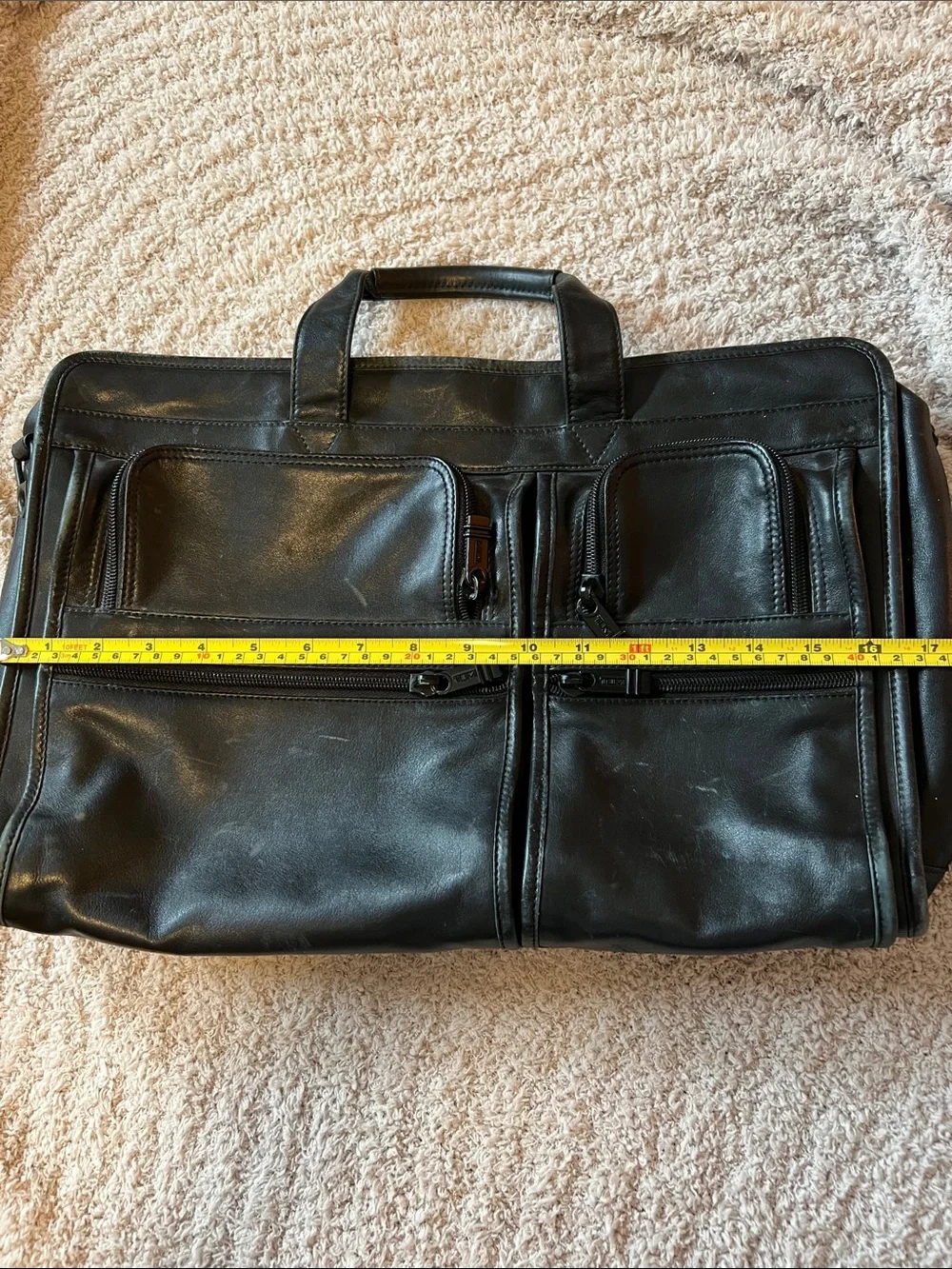 Tumi Leather Briefcase